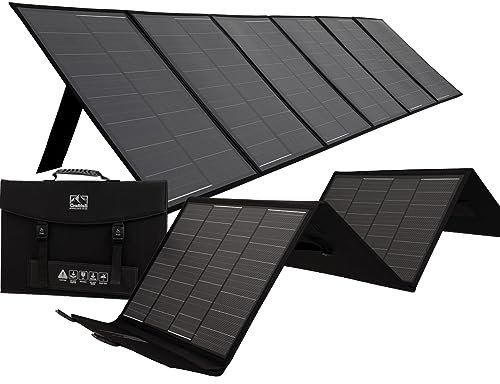 Craftfull Solarpanel faltbar | Solartasche 100w 200w 300w - Solar Ladegerät mit Tasche für tragbare Powerstation - Photovoltaik Solarmodul - USB Anschluss - Solargenerator (0% Mwst. & 200 Watt)