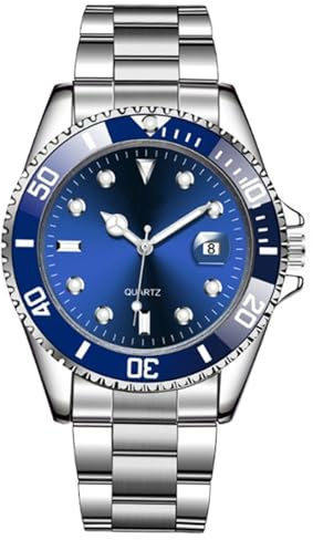 JOATVEE Armbanduhr Herren, Edelstahl Designer Uhren, wasserdichte Herrenuhren, Analoguhren, Datumsuhren, Business Uhren, Elegante Geschenke für Männer