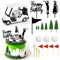 21 Pieces Golf Cake Decorations Golf Cake Toppers with Mini Golf Cart, Golf Ball, Green Tree, Golf Clubs, Red Flag Cupcake Toppers for Golf Sports Theme Birthday Party Deco Supplies
