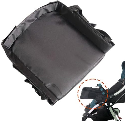 Jeorywoet Kinderwagen Fußruhe 2 in 1 12 x 14in Verstellbarer Kinderwagen Erweiterung Fußstütze mit Schnalle Oxford Stoff Allzweck Kinderwagen Anhang Baby Stoff Kinderwagen Fuß Ruhe