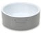 Petface Bone Gamelle en céramique pour Chien et Chat Gris/Blanc 20 cm
