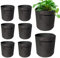 Generico Vasi vegetali per lo stagno - pentola vegetale acquatica | Piante di piante per lo stagno | 8pc Piante acquatiche stagnali riutilizzabili | Cesto di giglio coltivazione di per giardin