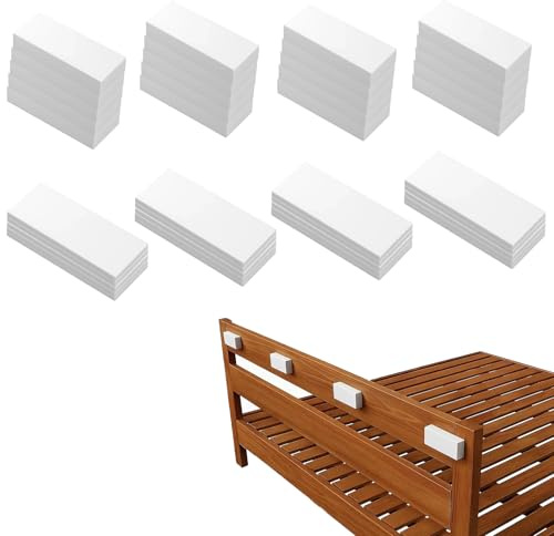 40 Stück Eva Foam Abstandshalter Wand, wandschutz Bett, Selbstklebend Wandschutz Bett, Türgriff Stopper, Ideal für Möbel und Geräte