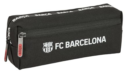 safta F. C. Barcelona Federmäppchen, klein, für Kinder, ideal für Kinder im Schulalter, bequem und vielseitig, Qualität und Widerstandsfähigkeit, 22 x 6 x 8,5 cm