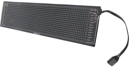 ZAWELIYO Panneau Publicitaire LED RGB, Perles Intelligentes, Contrôle par Application, Panneau USB étanche pour Magasin, Hôtel