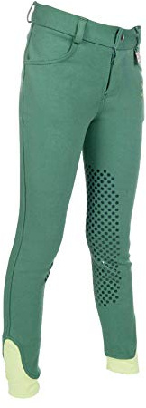 HKM - Reithose -Kids Easy- Silikon-kniebesatz, Pantaloni Unisex - Adulto