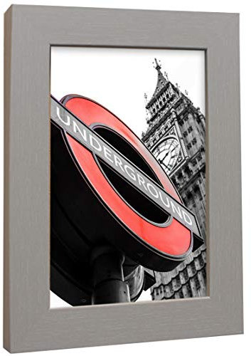 Rahmengalerie24 Cadre Photo Moderne Encadrement sous Verre en MDF Gris 20 x 30 cm