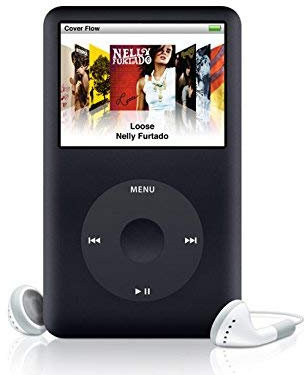Apple iPod Classic - Reproductor de música y MP3 (160 GB, 6ª generación), Color Negro