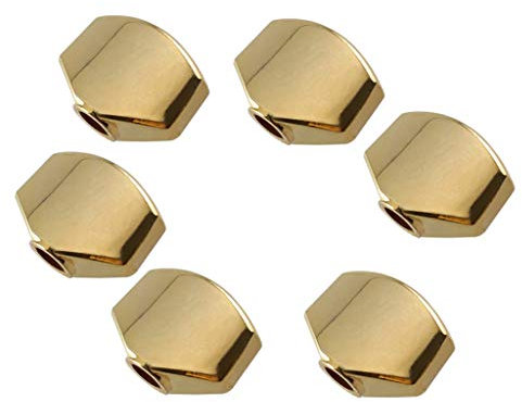 6x Gitarren Mechaniken Stimmwirbel Knöpfe Knopf Small Square Zink Alloy Luthier Supply DIY