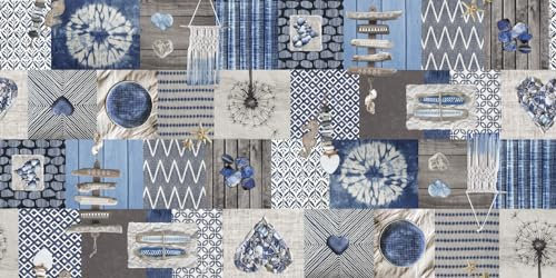 d-c-fix® Nappe Manhattan | Nappe de Table en Toile cirée pour Table de Cuisine et Salle à Manger | Revêtement Anti-salissures adapté à Un Usage Alimentaire | Sidney 110 cm x 140 cm