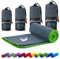 Fit-Flip Mikrofaser Handtuch - kompakt, leicht und schnelltrocknend - Microfaser Handtücher - als Reisehandtuch, Sporthandtuch, Strandtuch und Badetuch groß (50x110cm, Dunkelgrau - Grün)
