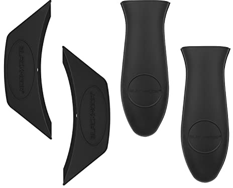Blackmoor 67679 Silicone Grip Set for Hot Handles/Features 2 x Pan & 2 x Pot Handle Grips/Heat Resistant/Soft Touch & Anti-Slip/Dishwasher Safe/Suitable Cast Iron & Blue Pro