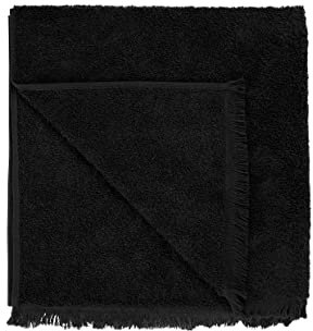 Blomus Badetuch -FRINO- Duschtücher aus Bio-Baumwolle 500 g/qm 70 x 140 cm (Black)
