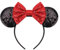 DRESHOW Oreilles de Souris Arc Bandeaux Paillettes Décoration de Fête Cosplay Costume pour Filles et Femmes