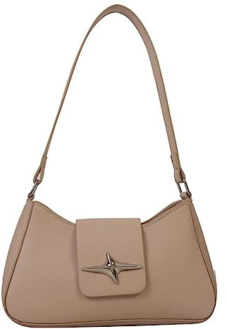 TIAASTAP Handtasche Damen Klein Umhängetasche Leder Hobo Bag Tasche Klein Vintage y2k Schultertasche 90s Women's Shoulder Bag mit Reißverschluss Clutch Geldbörse Coole Sachen für Teenager Mädchen
