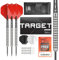 Target Darts Artemis 24G Tungsten Steeldart Set - 9 Pro Grip Shafts - 9 Pro Ultra Flights - Darttasche, Dart Zubehör, Wolfram Dart Satz