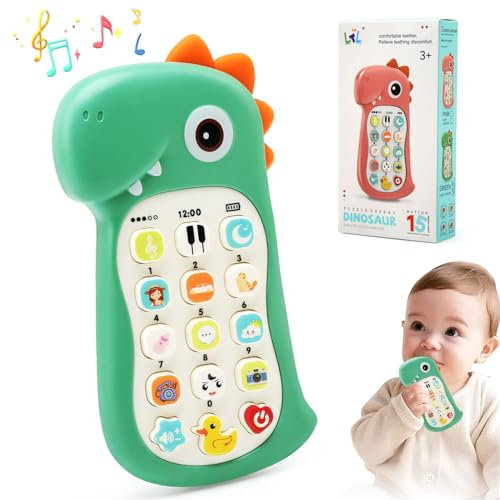 JoyPlus Telefono Giocattolo per Bambini,Cellulare Giocattolo per Neonato,Giocattolo Musicale per Telefono per Bambini,Giocattolo per Smartphone per Bambini,Giocattoli Educativi Regalo Bambini