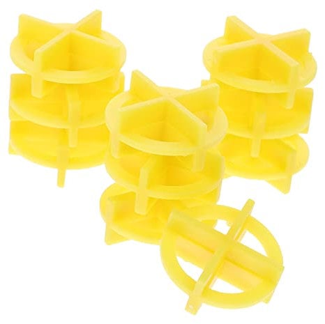 BESTonZON 100pcs Tile Transfers for Kitchen Cross Tile Spacers Ceramic Levelers Stick for Floor Wall