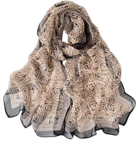 FAIRYGATE Halstuch Schal Damen Schal für Damen Tuch in leichter, einfarbig B7213