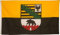 SCAMODA Bundes- und Länderflagge aus wetterfestem Material mit Metallösen, Outdoor Fahne & Flagge (Sachsen Anhalt) 150x90cm