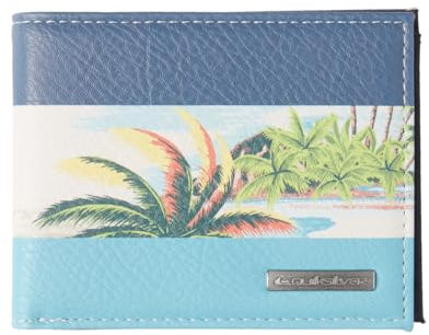 Quiksilver Freshness - Tri-Fold Wallet for Men - Dreifach faltbares Portemonnaie - Männer - M - Blau.