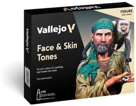 Vallejo Model Color Set 70258 Face & Skin Tones (16x18ml)