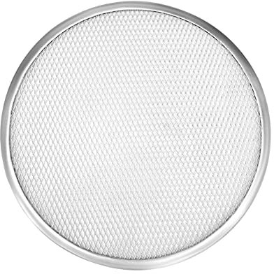 Willoghsa Four À Pizza Rond Professionnel Plaque de Cuisson Filet Antiadhésif pour Grille de Barbecue (12 Pouces)