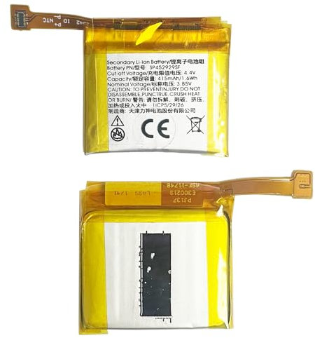 Aousavo SP452929SF - Batteria di ricambio compatibile con Tic-Watch Pro 4G, smartwatch, cinturino fitness