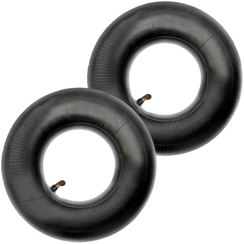 UQTUKO Camera D'aria per carriola 3,50-6/4,00-6/4,10-6, 2 pezzi Camere d'aria per carriole con valvola pneumatica TR87 per carriole, carrelli da giardino, tosaerba e carrelli a mano