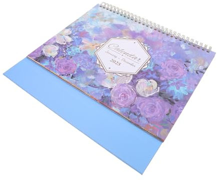 Gadpiparty Tischkalender Englisch Monatlicher Planer Für Büro Und Zuhause Klappbar Für Organisation Und Termine