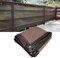 Tela de sombra marrón resistente al 90 % – para exteriores con ojales de latón para invernadero, piscina, patio y valla (tamaño: 4 x 5 m) – Protección UV duradera