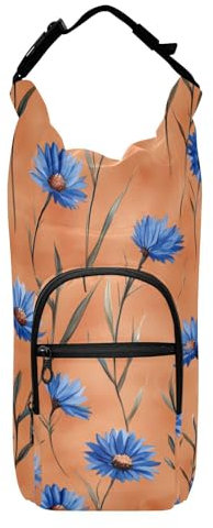 FRODOTGV Écharpe rustique pour bouteille d'eau en terre cuite, sac à dos avec poches et porte-bouteille d'eau, accessoires pour bouteilles d'eau de 50/61/81/1,2/1,2 l