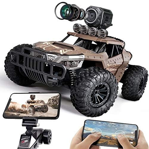 WYMYY Remote Control Car 25KM/H RC Remote Control Buggy Car with WiFi 720P HD Camera Wireless Climbing Children Truck Toy Rc Drift Car High Speed Monster Trucks for Kids Adults (A 720 Ca