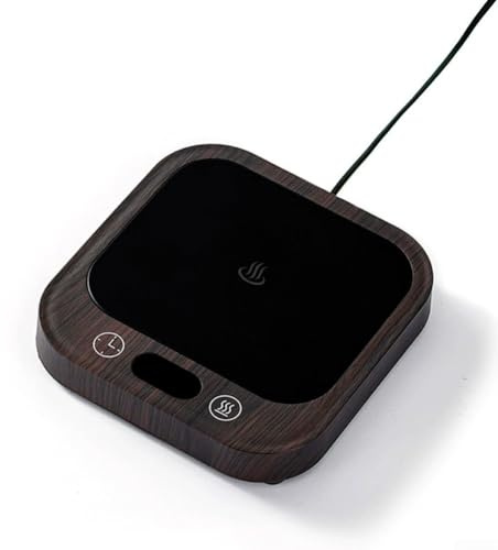 SageFurned Intelligenter Tassenwärmer mit Temperaturregelung von 45 °C bis 80 °C, automatische Abschaltung, stabiles rutschfestes Design, perfekt für Kaffee, Tee, Sauerteig-Erwärmung, Kerzen- und