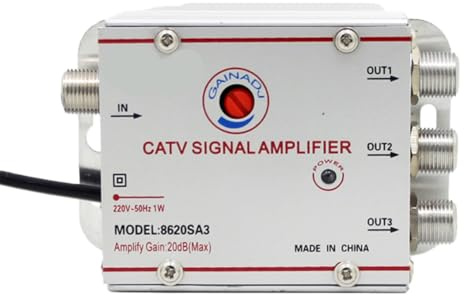 Paaruter 8620SA3 20dB Digital-TV-Antenne Signalverstärker Heim-Kabel-TV-Verstärker EU-Stecker 220V