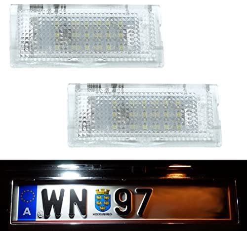 Do!LED E46-4D LED Kennzeichenbeleuchtung Xenon Weiss mit E Prüfzeichen