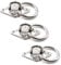 SeeRaphee Anclaje para Montaje en Pared de Techo Ancla Resistente Acero Inoxidable 304 1/4 6mm (3 Pezzi)