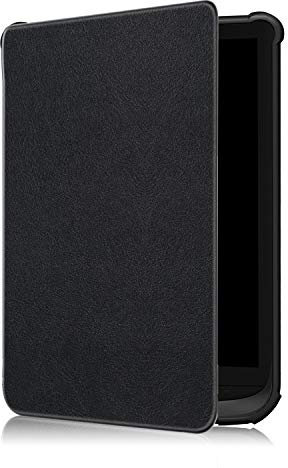 Fmway PU Leder Flip Cover Hülle Case Tasche für Pocketbook Touch Lux 5/Touch Lux 4/Touch HD 3/Basic 4/Basic lux 3/Basic Lux 2/Colour mit Auto Schlaf/Wach Funktion