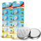 GutAlkaLi CR1632 3 V Lithium Button Cell Electric CR 1632 Batteries Lithium Pack of 10