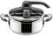 Lagostina Novia Vitamin Lagoeasy'UP Autocuiseur 3,5 L en Acier Inoxydable 18/10 Ø 22 cm, Casserole Induction et Gaz, Couvercle intelligent et Ouverture Facile, avec Panier, Ecodose, Livre de Recettes
