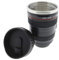 Hebgen Trading Becher Kameraobjektiv Edelstahleinsatz 320ml Kaffeebecher Objektiv DSLR Tasse