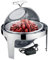 DBMGB Calentador de Comida Electrico, Catering Chafing Dish Calentador para Buffet, 6L Calienta Platos Bandeja de Calentamiento para Bodas o Fiestas Buffet