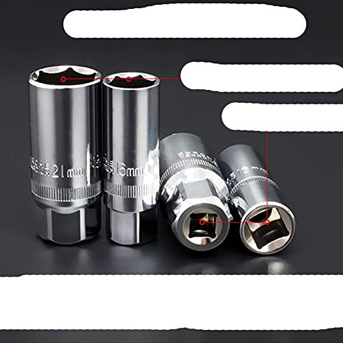 1 x Spark Plug Socket CR-V Chrome Vanadium Steel 1/2'' 3/8'' 3/8'' Drive Spark Plug Socket Tool-1 2 inch