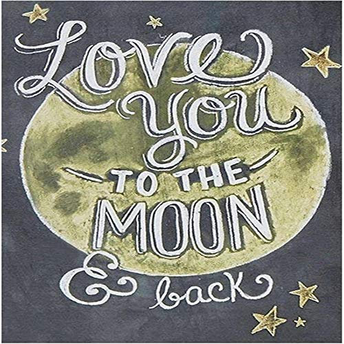 YINGXIN88 5D Diamant Painting Full Drill Set, DIY Diamond Painting Kreuz Stich Diamond Dekoration für Home Wall DecorationLiebe Postkarte-40x40cm