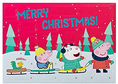 Undercover PIHP8024 Peppa Pig Adventskalender für Kinder, Mehrfarbig