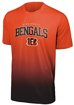 FOCO Cincinnati Bengals NFL Gradient Mesh Jersey Short Sleeve Herren T-Shirt - L
