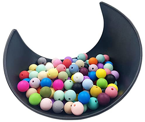 DIY Slicone Perles Rondes 12mm 150pc Mix Couleur Jewerly Faire Des Accessoires