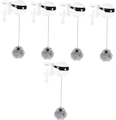 Mipcase 5 Sätze Haustier Katzenspielzeug Kratzball Für Kätzchen Katzen-pom-pom-Ball Katzenkrallen-kratzball Katzenspielzeug Für Drinnen Katzenseilball Katze Pom Pom Kugel Abs Bommel Heben