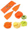 V Slicer, V Cutter Mandoline Cutter Manual Mandoline Slicer Julienne Slicer Vegetable Cutter Vegetable Cooking Tool with Stainless Steel Cutter Hand Guard for Fast Meal Prep