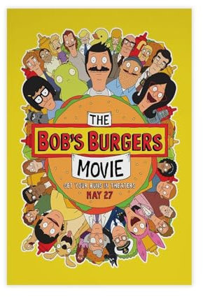 SPERKY Bobs Burgers – Filmshow-Poster, Leinwand-Poster, Wandkunst, Dekor, Bild, Gemälde für Wohnzimmer, Schlafzimmer, Dekoration, ungerahmt, 30 x 45 cm